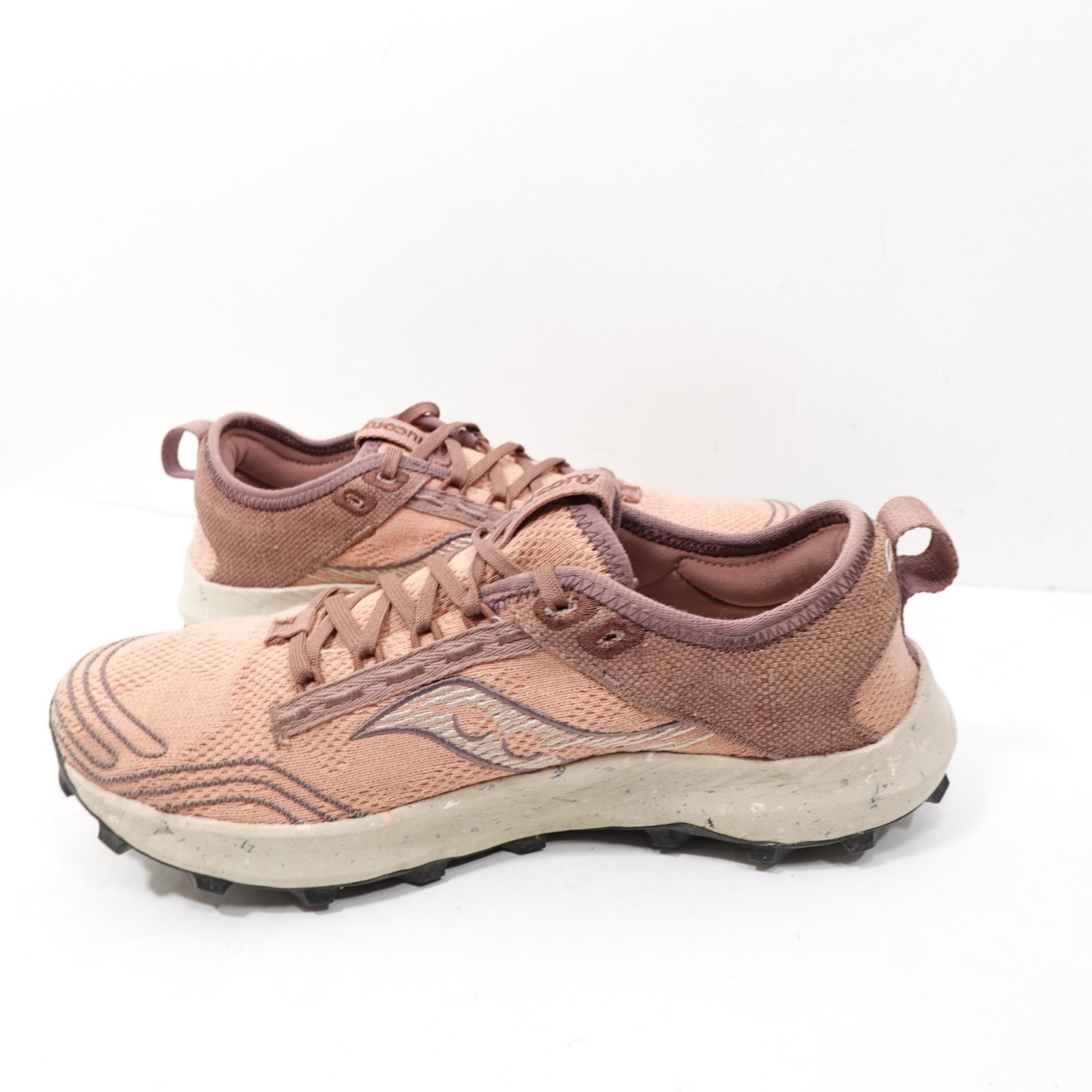 Saucony Peregrine RFG Clove Womens Size 10.5 Clove/Cacao Trail Running Shoes thumbnail 10