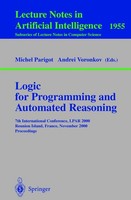 Logic For Programming And Automated Reasoning Michel Parigot