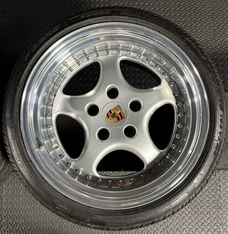 RH Cup P RAD Felgen 9 + 11 x 18 ZBH Porsche 996 964 993 4S RS Rim Set TURBO - Bild 2 von 4