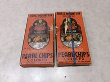 Vintage 1950's -  Box HARTZ MOUNTAIN COLORED PEARL CHIPS, Bulbs & Aquariums