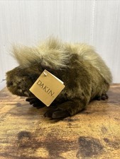 Dakin Stuffed Animal Porcupine Huggables Soft Realistic Vintage New With Tags