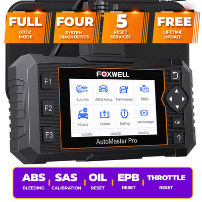 FOXWELL OBD2 Scanner Auto Diagnostic Tool Engine ABS SRS AT Code Reader OIL EPB