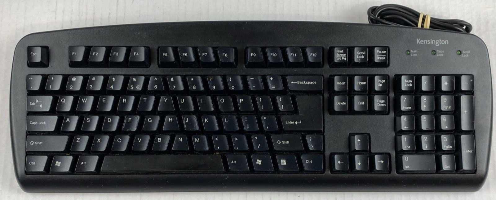 Kensington Comfort Type USB Keyboard MODEL#K64338B USB ONLY
