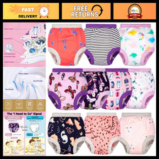 Toddler Potty Training Underwear, 100 Cotton, Absorbent Liner, Easy Pull-On, Wa