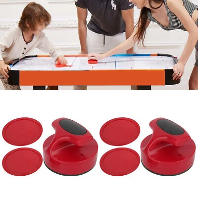 Hockeyspiel Tisch 94MM Slider Pusher Tisch Hockey Set mit 4 Pucks Groß Größe - Bild 1 von 4