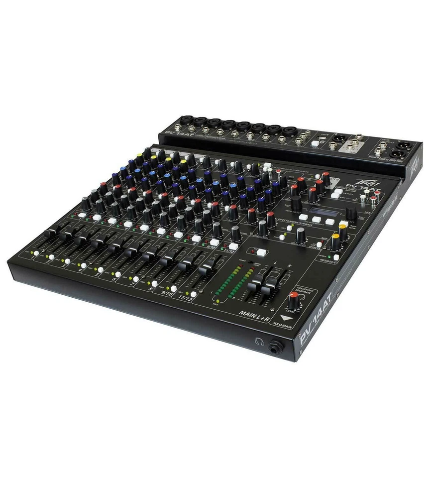 Peavey PV14AT Compact 14 Channel Mixer with Bluetooth and Antares® Auto-Tune - Image 3 of 4