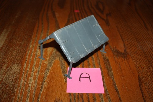 Rare MPC Army Battlefront Civil War Gray Confederate Tent & 4 Poles A - Marx - Picture 5 of 12