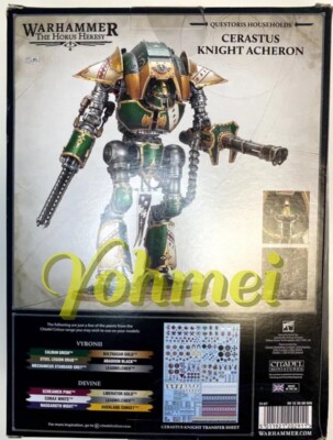 Cerastus Knight Acheron - Chaos Knights - Warhammer 40k HH ~ 0$ US