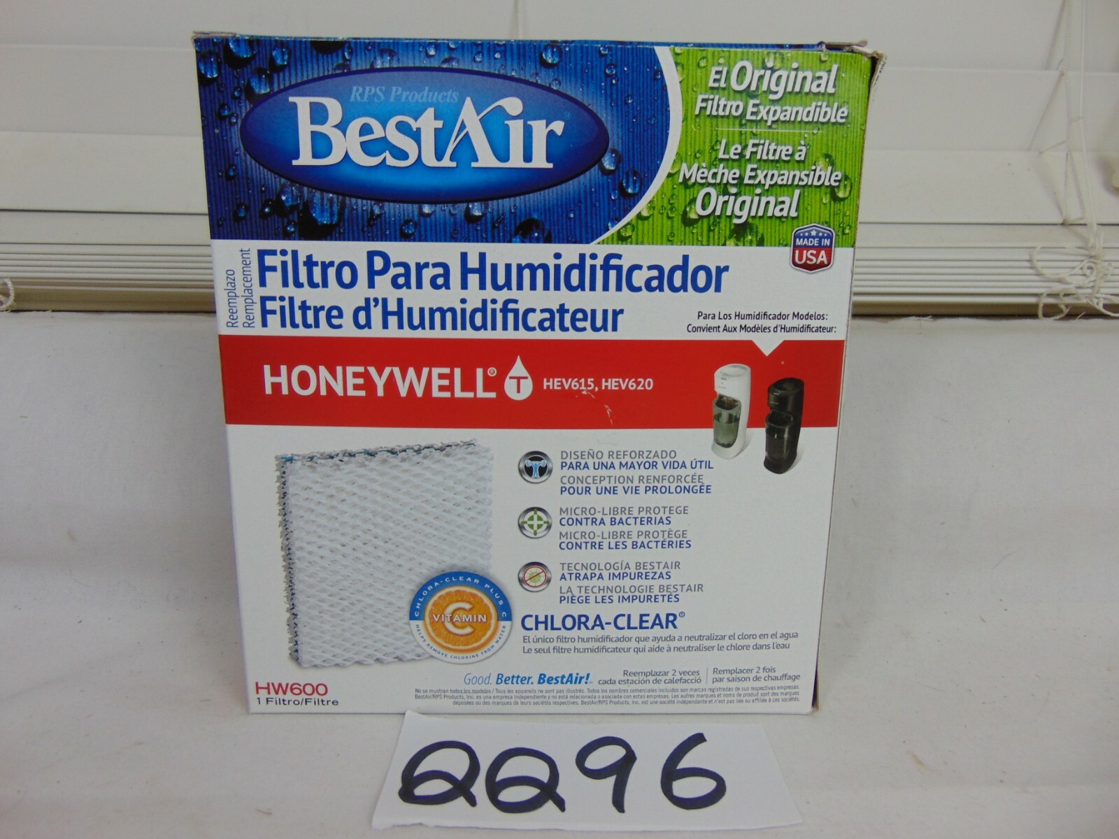 Best Air HW600 Humidifier Filter NOB for sale online eBay