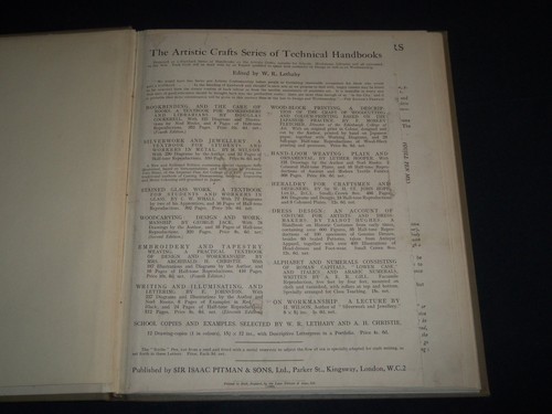 1922 MANUSCRIPT & INSCRIPTION LETTERS VOLUME BY EDWARD JOHNSTON - GILL - Z 125 - Picture 3 of 7
