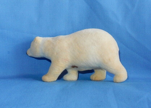 2 adornos y figuras de Navidad de oso polar flocado de plástico - Imagen 5 de 14