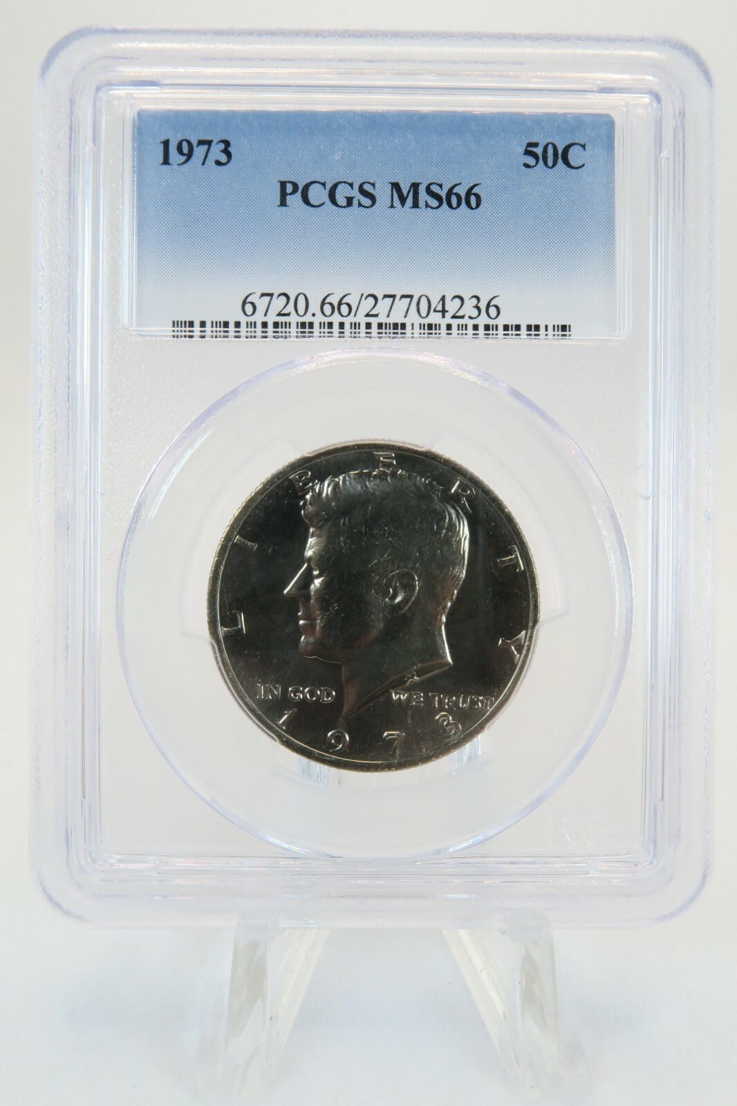 1973-P PCGS MS66 Kennedy Half Dollar Business Strike Uncirculated 50C ...