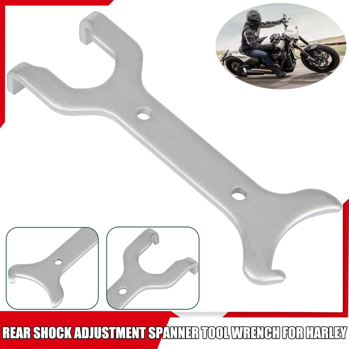 Rear Shock Adjustment Spanner Tool Absorbers For Harley Softail