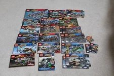 Lego Instruction Manuals Only - Lot - Super Heroes Marvel DC Universe