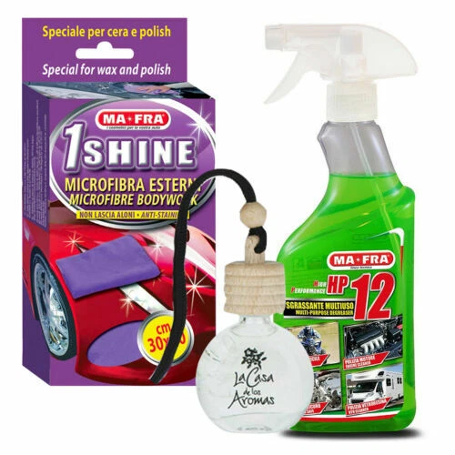 Kit per la lucidatura e pulizia dell'auto