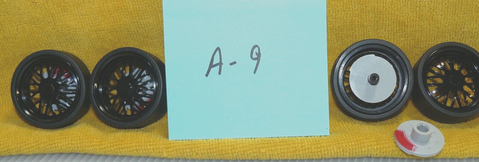 1/18   A-9 set of custom wheels , to interchange or for display-image