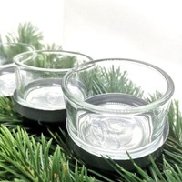 4 X Adventskranzstecker 4Cm Schwer Klar Kerzenhalter Langer Dorn Adventskranz
