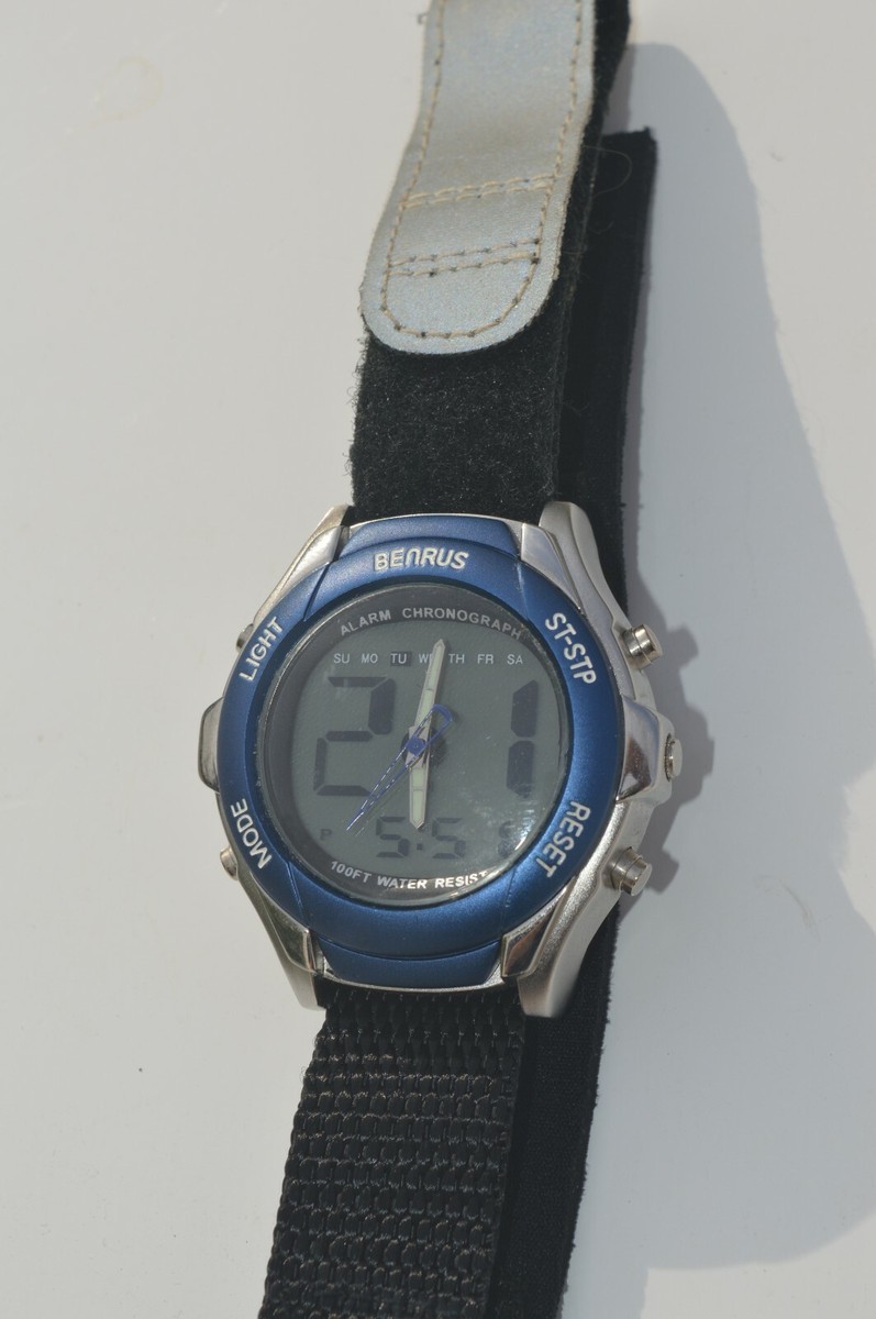 Vintage Benrus BN6045 Chronograph Digital watch ''RARE'' only one