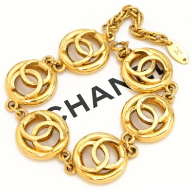 シャネル ブレスレット 1982刻印 ヴィンテージ CHANEL ヴィンテージ シャネル 1982年モデル クローバー