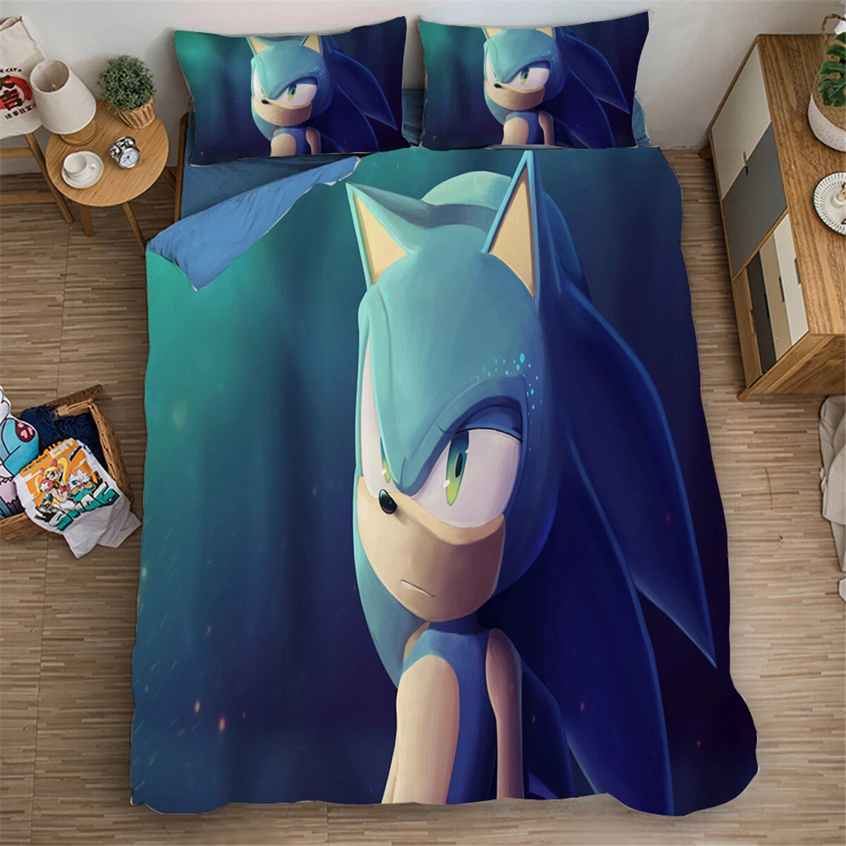 Sonic The Hedgehog Bedding Set, Bedroom Decoration