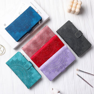 Zipper Totem Leather Wallet Phone Case For Samsung A32 A54 A34 A14 A13 A24 A23