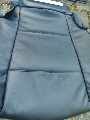 BMW e46 Cabrio Sitzbezüge normal vorne li+re (BMW Montana Schwarz - N6SW) - Bild 5 von 6