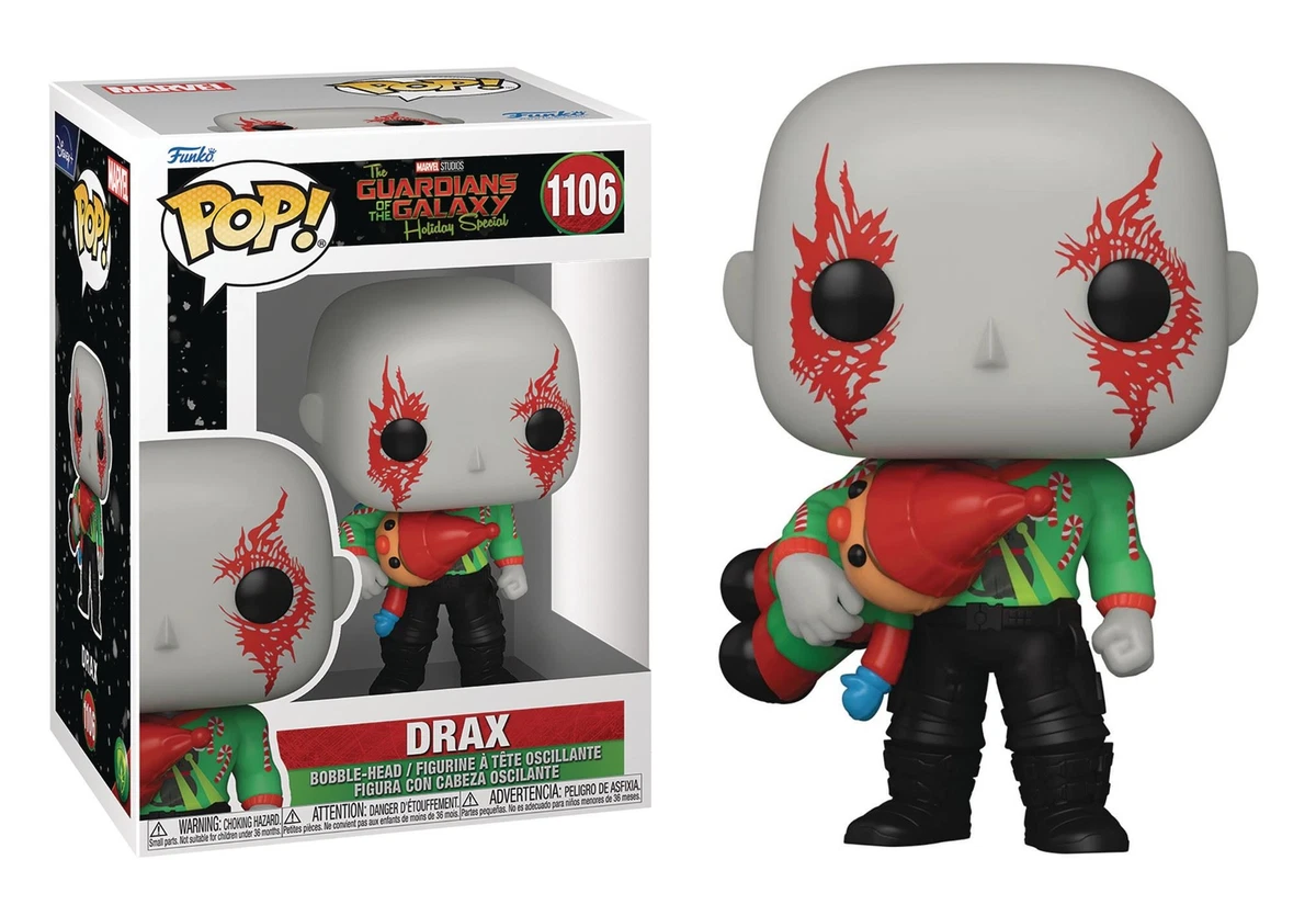 Funko Pop Marvel s Guardians of the Galaxy Holiday Drax Vinyl Figure 1106