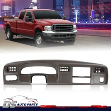 Fit For 99-04 Ford F250 F350 Super Duty Dash Bezel Radio Cluster Trim Panel