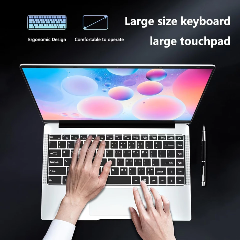 KUU Laptop X3, 8GB LPDDR4 256GB SSD ROM Window 11 Pro 14.1 inch PC Notebook - Image 3 of 4