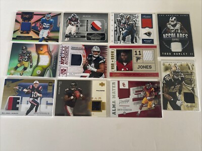 NFL Relic Lot Of 30! RC and Stars! Saquon, Tua, Kamara, Julio, Dak and More!