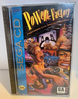 Power Factory: Featuring C + C Music Factory (Sega CD) New