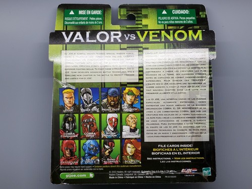 G.I. JOE / SNAKE EYES WITH NINJA CYCLE / 2005 / VALOR VS VENOM - Picture 2 of 2
