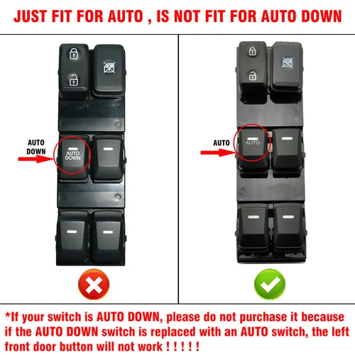 for 2010-2018 Kia Sportage Driver Side Window Master Power Switch 93570-3W400WK - Picture 4 of 18