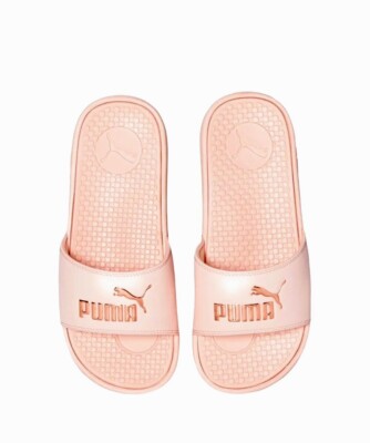 PUMA Women's Cool Cat Slip On Slides Sandals Size US Pink