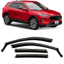 Sun Rain Visors Wind Rain Guards for 2020-2026 Ford Escape SHATTERPROOF