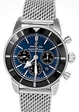 Breitling Superocean Heritage B01 Chronograph 44mm Blue Mens Watch AB0162121C1A1 2