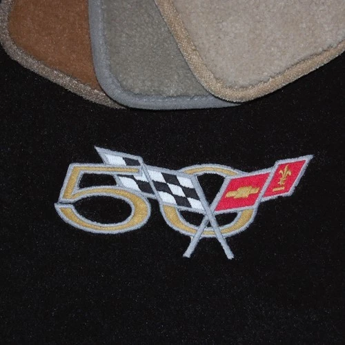 Alfombrillas Chevrolet Corvette 2003 50 aniversario premium 32 oz mejora en stock Foto 3 de 4