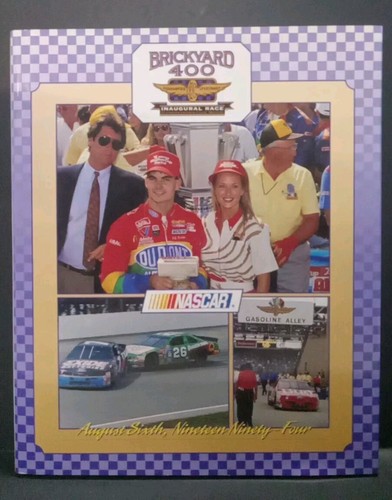 Brickyard 400 Commemorative Book 1994 Inaugural Race NASCAR Hardback with DJ