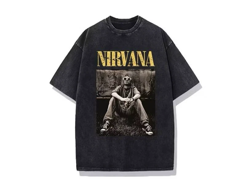 Preços baixos em Camiseta Kurt Cobain Vintage | eBay