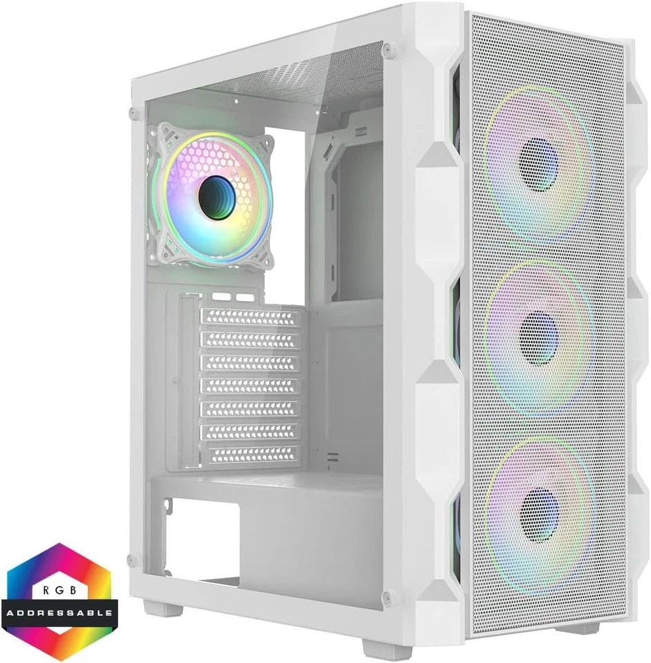 NEO White PC Bundle i5 GT730/710 2GB Win11 Pro SSD+HDD White Gaming UK Free Ship - Image 2 of 4