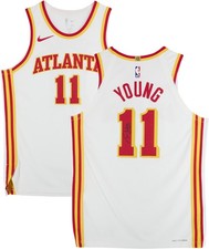 Trae Young Atlanta Hawks Signed Nike White Association Edition Authentic Jersey