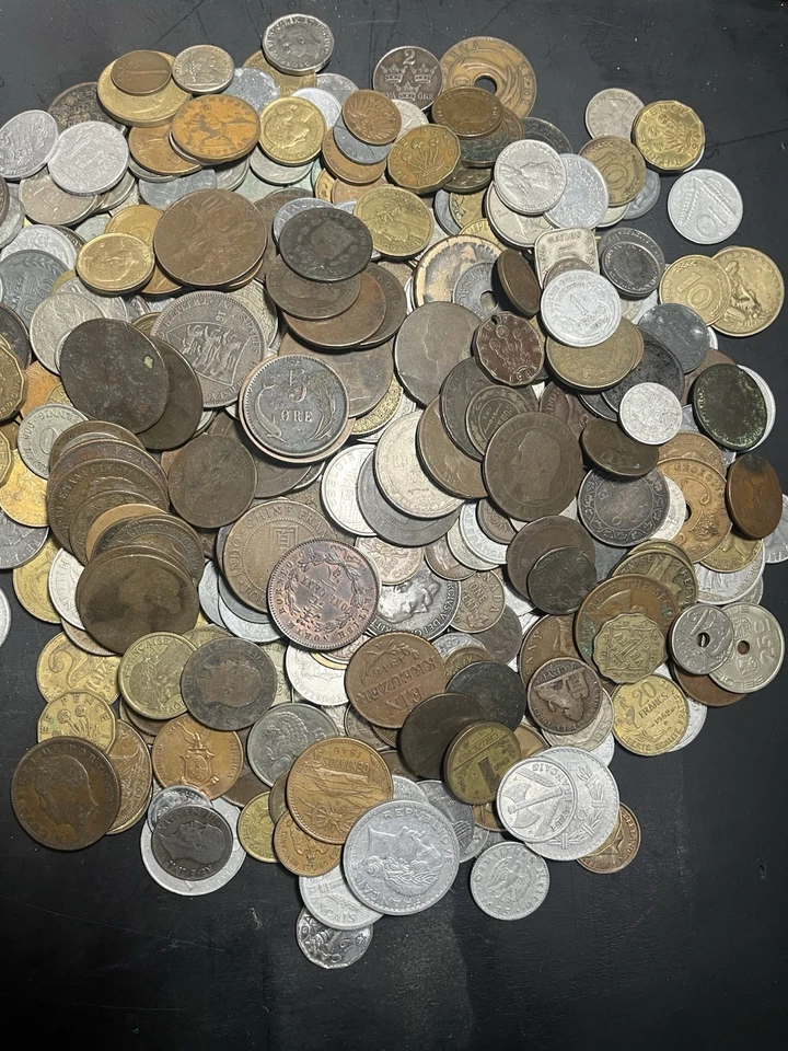 25 Antique coin lots. 1800s-1900s Mixed coins from around the world! - Image 3 of 3