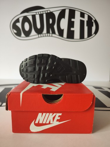 Nike Huarache Run PS 'Triple Black' Black/Black 10UK/10.5US BRAND NEW - Picture 8 of 10