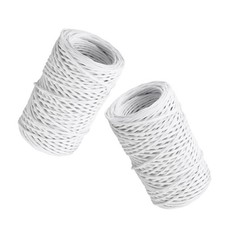 2 Rolls Floral Bind Wire - Paper Wrapped Wire 50m/164ft 1mm Diameter - Rustic