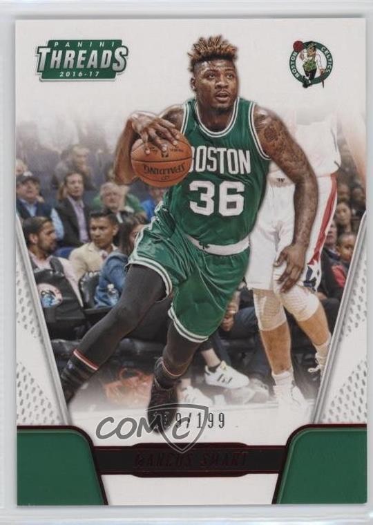 2016-17 Panini Threads Century Proof Red 139/199 Marcus Smart #2 12b5