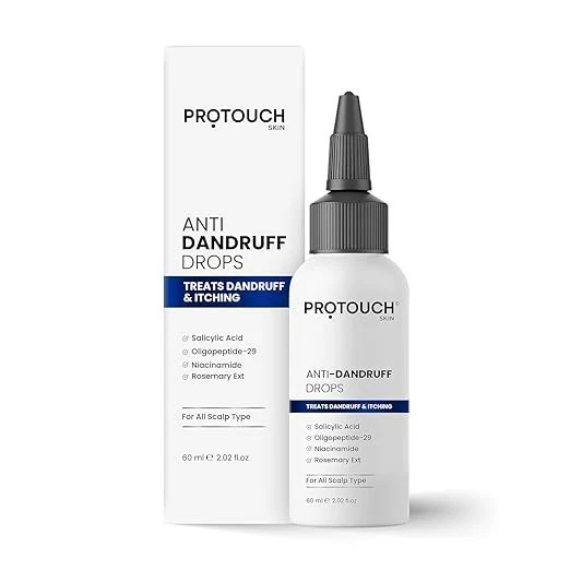 PROTOUCH Anti Dandruff Drops (Serum)-Niacinamide,0.5%Salicylic Acid,Oligopeptied