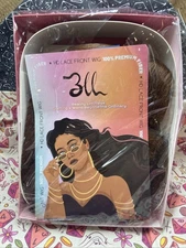 BLL Brown Wig Synthetic Lace Front 26inch Long Straight, Chocolate Light Brown