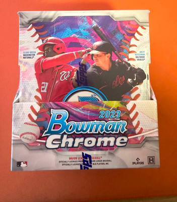 2023 BOWMAN CHROME BASEBALL HOBBY BOX FACTORY SEALED BRAND NEW