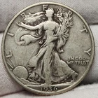 1936 D Walking Liberty Half Dollar - 90% Silver - Great For Albums - WL-3628d