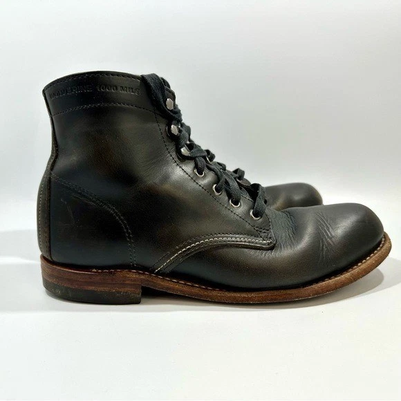Black Wolverine 1000 Mile Boots for Men for sale | eBay